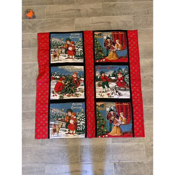 Cotton quilt Christmas Fabric Astro Textile throw - Picture 1 of 4